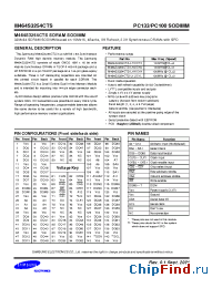 Datasheet M464S3254CTS-C7A manufacturer Samsung