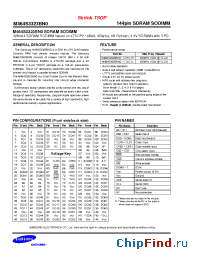 Datasheet M464S3323BN0-C1L manufacturer Samsung