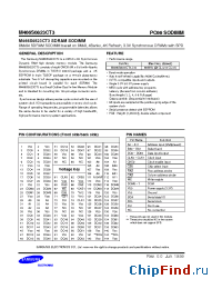 Datasheet M466S0823CT3 manufacturer Samsung