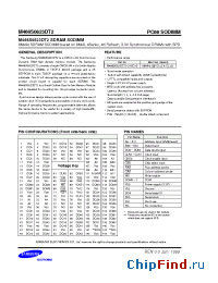 Datasheet M466S0823DT2 manufacturer Samsung
