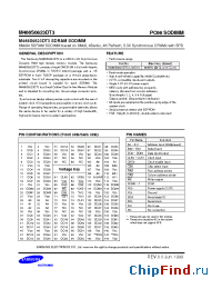 Datasheet M466S0823DT3 manufacturer Samsung