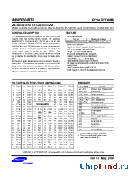 Datasheet M466S0824DT2-C1L manufacturer Samsung