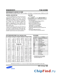 Datasheet M466S0924BT0-C10 manufacturer Samsung
