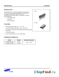 Datasheet S1A0497X01 manufacturer Samsung