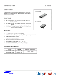 Datasheet S1A0900X01-S0B0 manufacturer Samsung