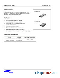 Datasheet S1A0901X01 manufacturer Samsung