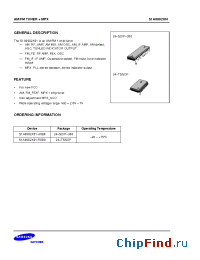 Datasheet S1A0902X01-A0B0 manufacturer Samsung