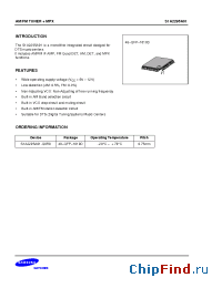 Datasheet S1A2295A01 manufacturer Samsung