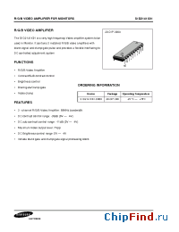 Datasheet S1D2141X01-D0 manufacturer Samsung