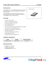 Datasheet S1L9223B01-Q0R0 manufacturer Samsung