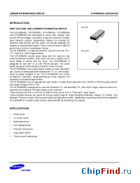 Datasheet S1P2655A01-S0B0 manufacturer Samsung