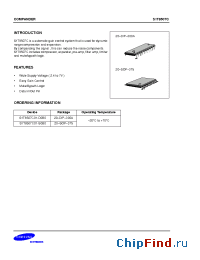 Datasheet S1T8507C01-D0B0 manufacturer Samsung