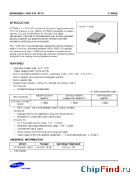 Datasheet S1T8528X01-Q0R0 manufacturer Samsung