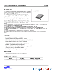 Datasheet S1T8536X01-T0R0 manufacturer Samsung