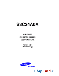 Datasheet S3C24A0A manufacturer Samsung