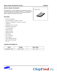 Datasheet S5L9286F01-Q0R0 manufacturer Samsung