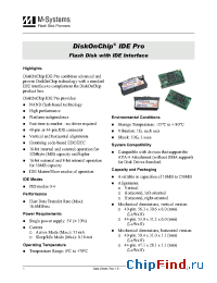 Datasheet MD1050-DCC manufacturer SanDisk