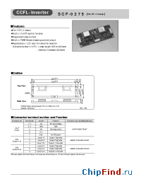 Datasheet SCF-0275 manufacturer Sanken