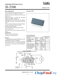 Datasheet SI-5300 manufacturer Sanken