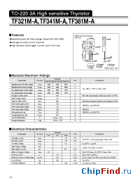 Datasheet TF341M-A manufacturer Sanken
