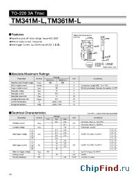 Datasheet TM341 manufacturer Sanken