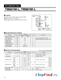 Datasheet TM861M-L manufacturer Sanken