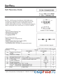 Datasheet DCA100AA60 manufacturer SanRex