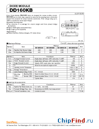 Datasheet DD160KB manufacturer SanRex