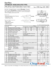 Datasheet PK160FG80 manufacturer SanRex