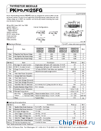 Datasheet PK25FG manufacturer SanRex