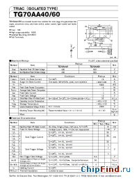 Datasheet TG70AA60 manufacturer SanRex
