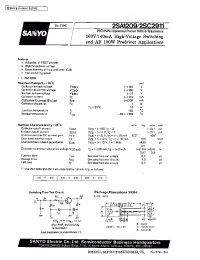 Datasheet 2SA1209 manufacturer Sanyo