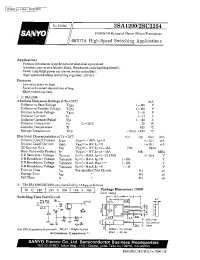 Datasheet 2SA1290 manufacturer Sanyo
