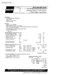 Datasheet 2SA1405 manufacturer Sanyo