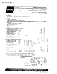 Datasheet 2SA1536 manufacturer Sanyo