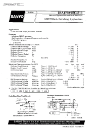 Datasheet 2SA1769 manufacturer Sanyo
