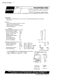 Datasheet 2SA1824 manufacturer Sanyo