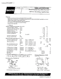 Datasheet 2SB1452 manufacturer Sanyo
