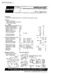 Datasheet 2SB912 manufacturer Sanyo