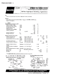 Datasheet 2SB919 manufacturer Sanyo