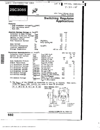 Datasheet 2SC3085 manufacturer Sanyo