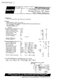 Datasheet 2SC3416 manufacturer Sanyo