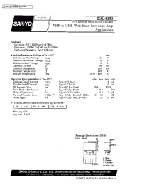 Datasheet 2SC4868 manufacturer Sanyo