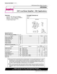 Datasheet 2SC5536 manufacturer Sanyo