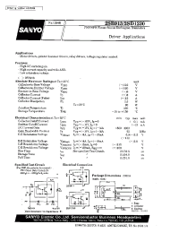 Datasheet 2SD1230 manufacturer Sanyo