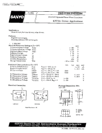Datasheet 2SD2284 manufacturer Sanyo