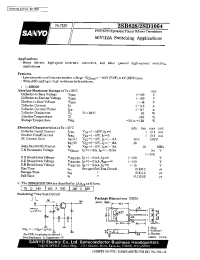Datasheet D1064 manufacturer Sanyo