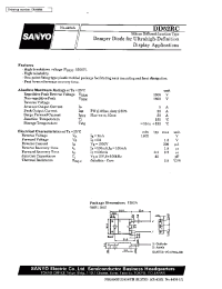 Datasheet DD52RC manufacturer Sanyo