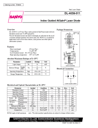 Datasheet DL-4039-011A manufacturer Sanyo
