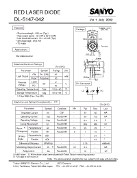 Datasheet DL-5147-042 manufacturer Sanyo
